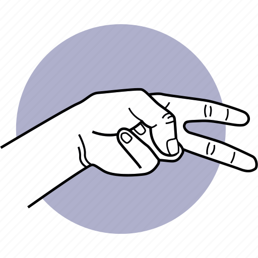 Hand, rude, cut, chop off, gesture, finger, bad menace icon - Download on Iconfinder