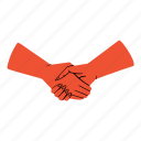 handshake, hand, gesture, hands, touch, agreement, sign, support