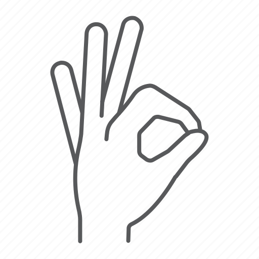 Okay, gesture, sign, hand, finger, ok, approval icon - Download on Iconfinder