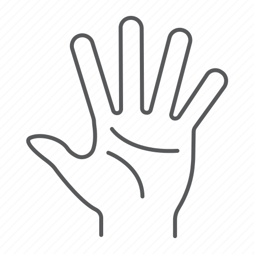 Raised, hand, gesture, arm, palm, hello, volunteer icon - Download on Iconfinder