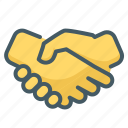 partners, handshake, hands