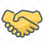 partners, handshake, hands 