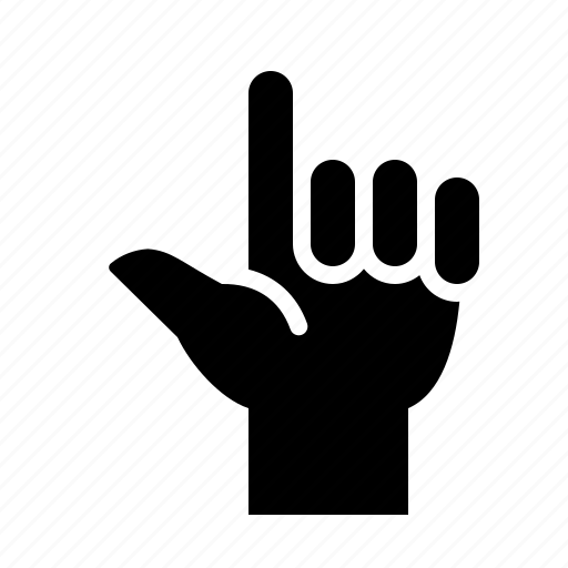 Hand, pointing, fingers, gesture, forefinger, thumb icon - Download on Iconfinder