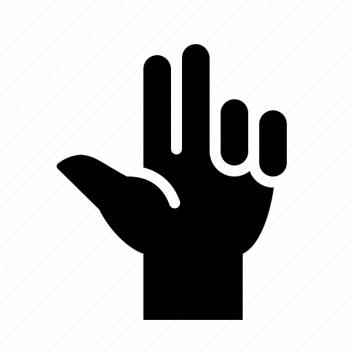 Hand, two, finger, touch, gesture icon - Download on Iconfinder