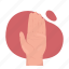 palm, disagreement, hand gesture, prohibition 