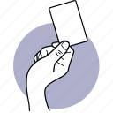 card, credit, member, hand, holding, pose, showing