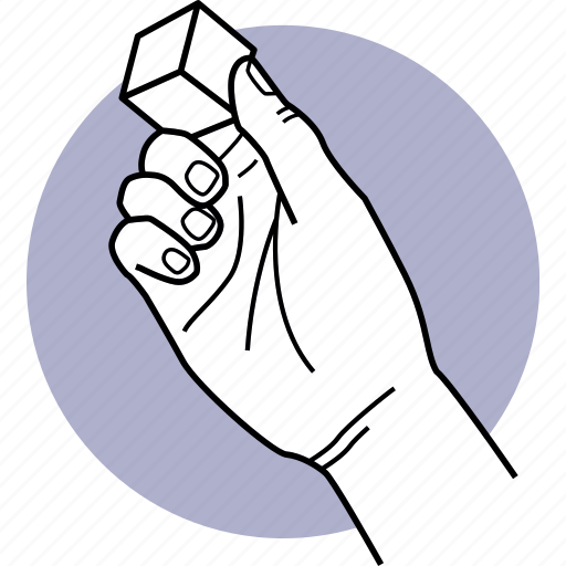Hand, holding, object, cube, small, shape icon - Download on Iconfinder