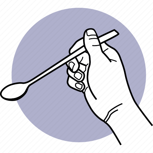 Spoon, tea spoon, hand, holding, long icon - Download on Iconfinder