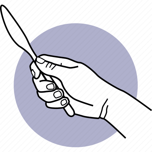 Butter, knife, hand, holding, spread icon - Download on Iconfinder