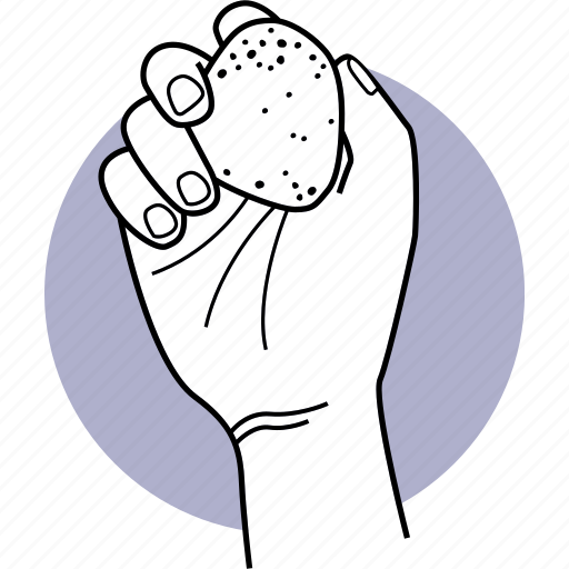 Hand, holding, rock, stone, pebble icon - Download on Iconfinder