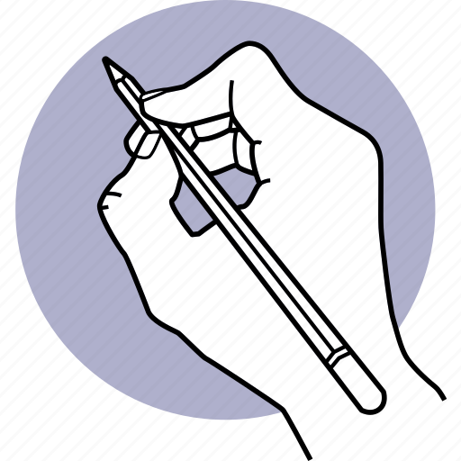 Hand, holding, pencil, write, writing, draw, drawing icon - Download on Iconfinder