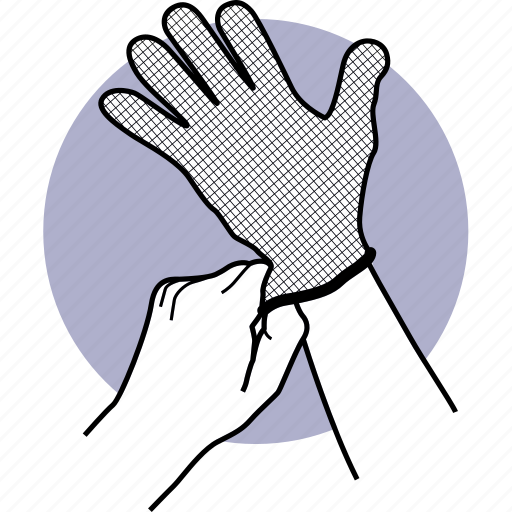 Glove, gloves, hand, wearing, gardening, gardener icon - Download on Iconfinder