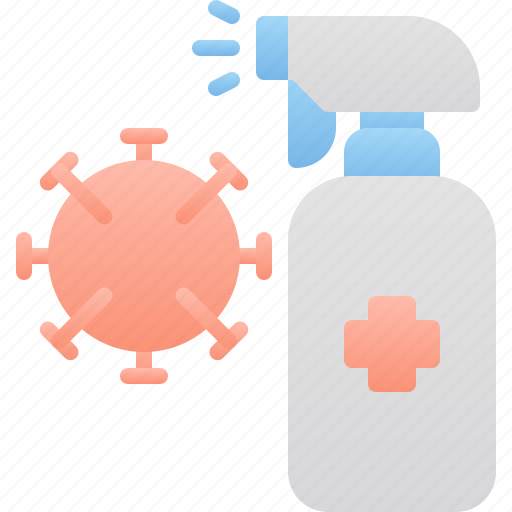 Antiseptic, bottle, coronavirus, hand, healthcare, sanitizer, spray icon - Download on Iconfinder