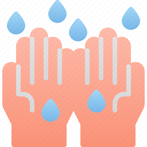 Hand, hands, hygiene, water, wet icon - Download on Iconfinder