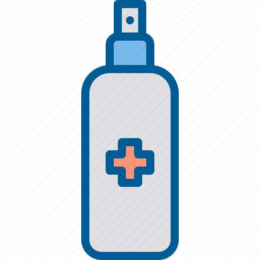 Alcohol, antiseptic, bottle, hand, sanitizer, soap, spray icon - Download on Iconfinder
