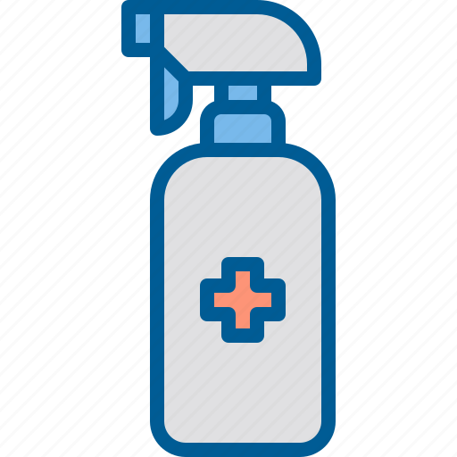 Antiseptic, hand, medical, sanitizer, spray icon - Download on Iconfinder