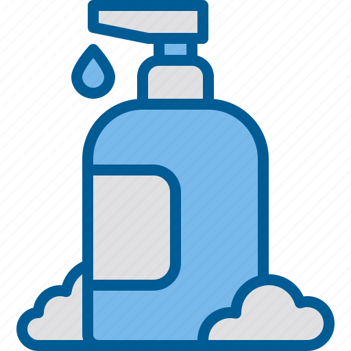 Antiseptic, gel, hand, pump, sanitizer, soap, wash icon - Download on Iconfinder