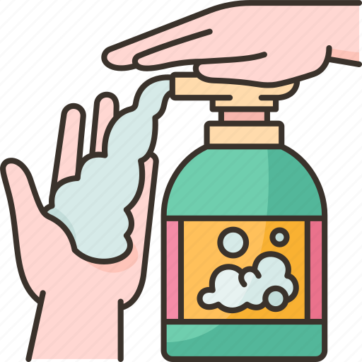 Soap, foam, hand, wash, care icon - Download on Iconfinder