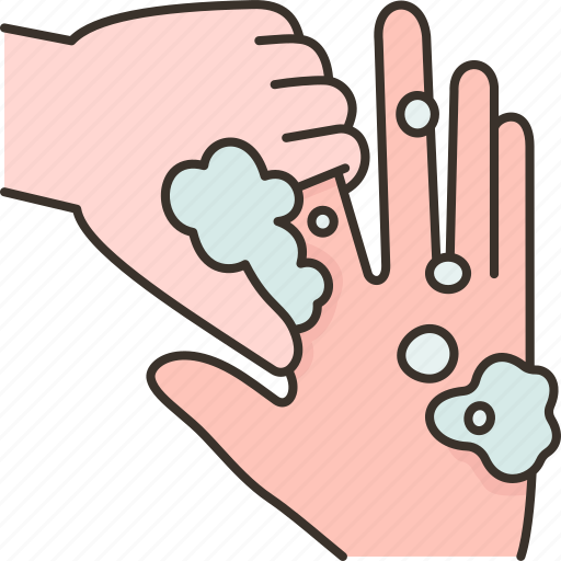 Wash, finger, index, foam, cleanliness icon - Download on Iconfinder