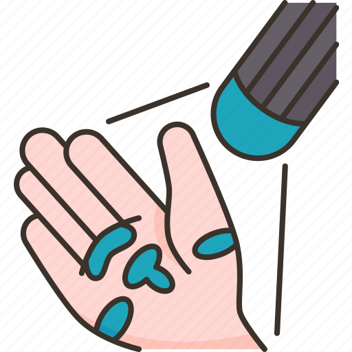 Hand, ultraviolet, light, germs, bacteria icon - Download on Iconfinder