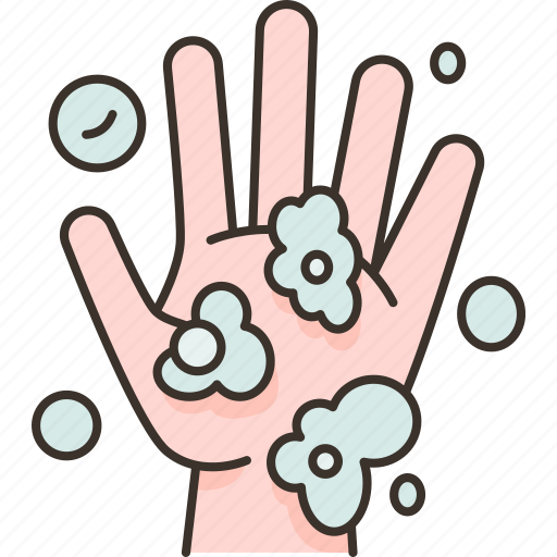 Hand, wash, fingers, palm, soap icon - Download on Iconfinder