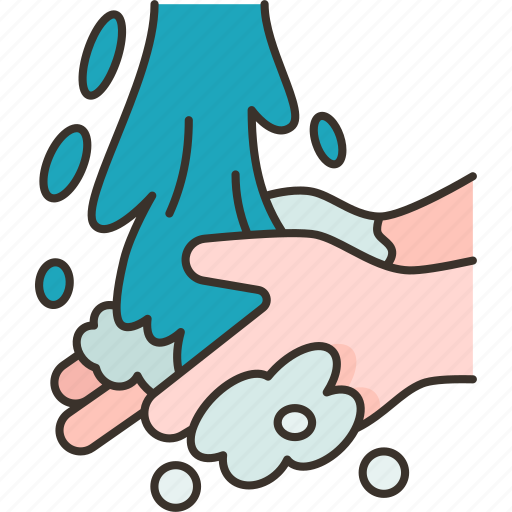 Hand, washing, water, rinse, cleaning icon - Download on Iconfinder