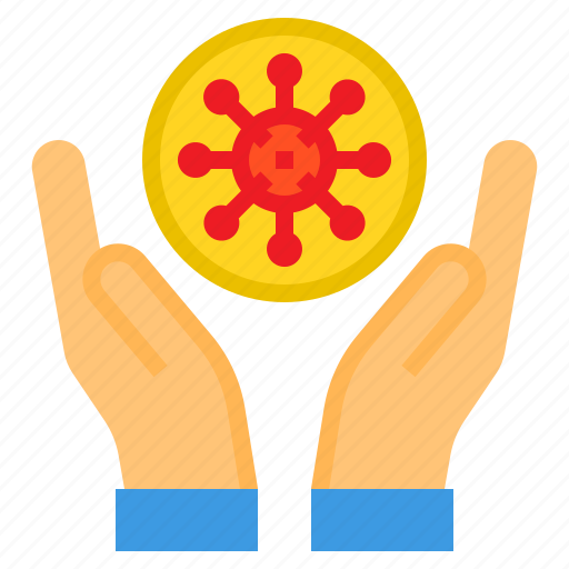 Coronavirus, hand, healthcare, protection, virus icon - Download on Iconfinder