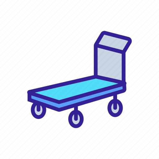 Front, handcart, transport, trolleys, two, view, wheeled icon - Download on Iconfinder