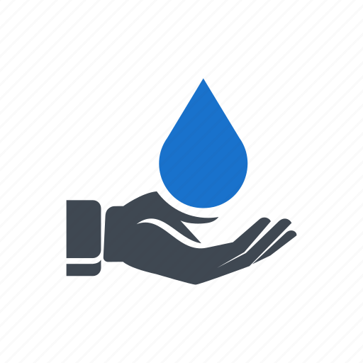 Blood, donation, drop, hand, save water icon - Download on Iconfinder