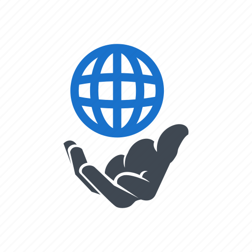 Business, earth, global, hand, market icon - Download on Iconfinder
