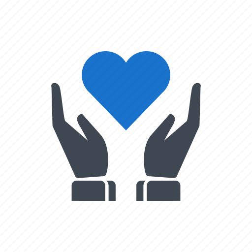 Favourite, hand, heart, love, save heart icon - Download on Iconfinder