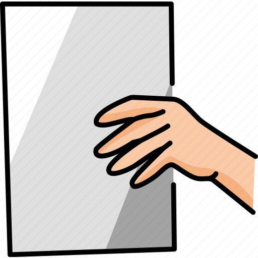 Hand, holding, paper icon - Download on Iconfinder