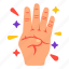 four, hands, hand, gesture, stickers, sticker 