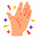 palm, hands, hand, gesture, stickers, sticker