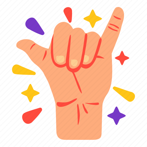 Shaka, hands, hand, gesture, stickers, sticker sticker - Download on Iconfinder