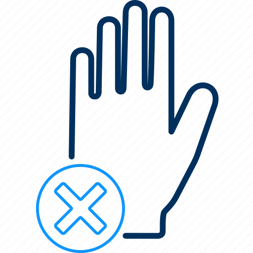 Stop, hand, finger, wait, gestures, interaction, touch icon - Download on Iconfinder