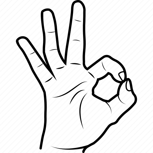 Finger, gesture, hand, ok, people icon - Download on Iconfinder