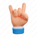 hand, gesture, sign language, rock, gestures 