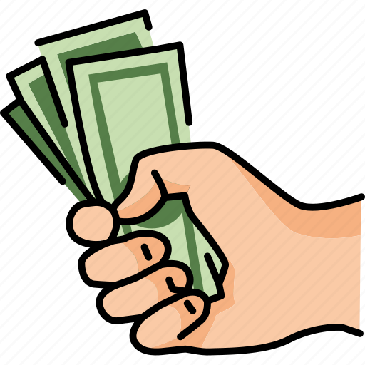 Hand, holding, money icon - Download on Iconfinder