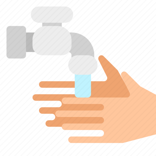 Coronavirus, covid-19, gesture, hand, handwashing, tap water, washing icon - Download on Iconfinder