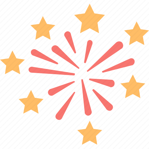 Fireworks, boom, celebration, explosion, festival, party, stars icon - Download on Iconfinder