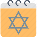 hanukkah, calendar, celebration, david, jewish, mogen, tradition