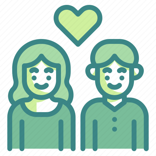 Couple, relationship, heart, romance, avatar icon - Download on Iconfinder