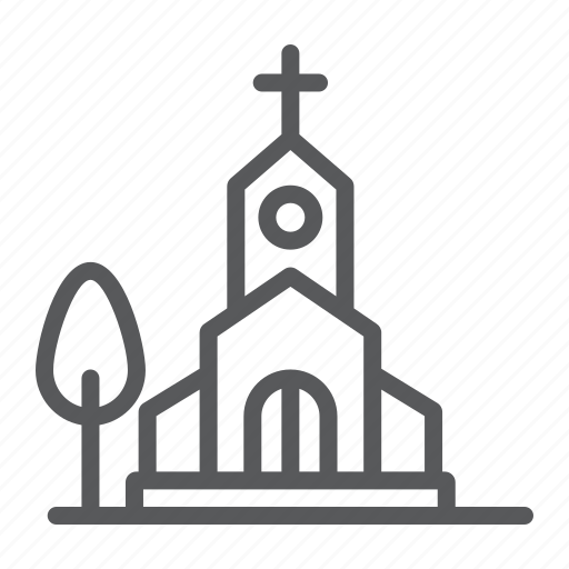 Building, chapel, christian, church, cross, religion icon - Download on Iconfinder