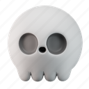 skull, halloween, bone, skeleton, fall, dead, nature, spooky 