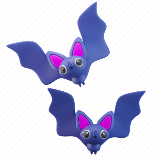 Bat, halloween, scary, spooky, creepy, animal, flying 3D illustration - Download on Iconfinder