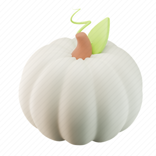 Pumpkin, halloween, autumn, vegetable, food, fall, spooky 3D illustration - Download on Iconfinder