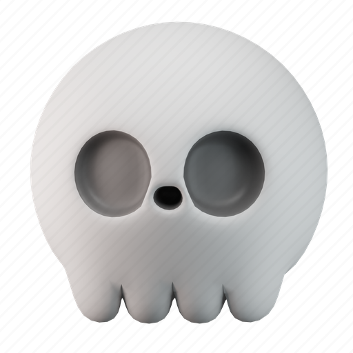 Skull, halloween, bone, skeleton, fall, dead, nature 3D illustration - Download on Iconfinder