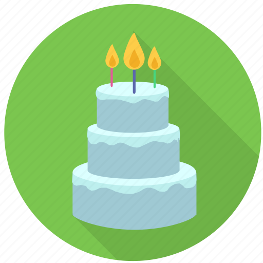 Birthday, cake, candle, celebration, dessert, happy, sweet icon - Download on Iconfinder