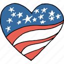 america, american, heart, independence day, july 4th, passion, patriotism 